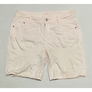 Tommy Bahama Shorts Womens Size 12 X 8 Light Pink Denim Cotton Blend